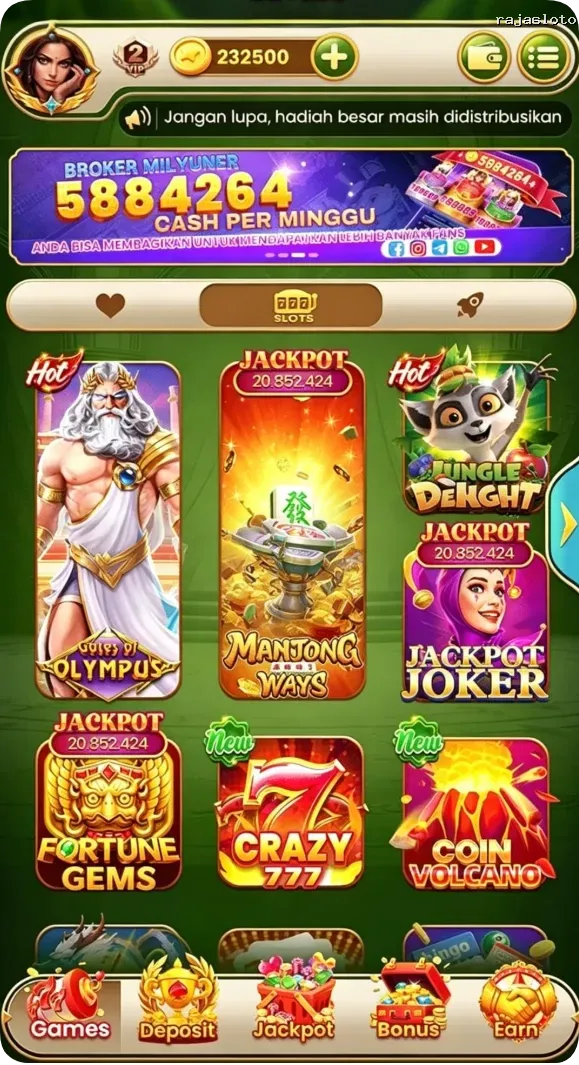 rajasloto Preview - Resmi Unduh
